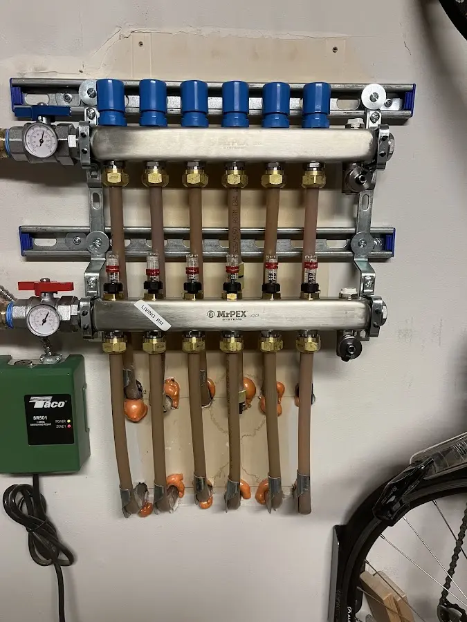 Plumber performing Leak Detection at a residential property in Glen Rose